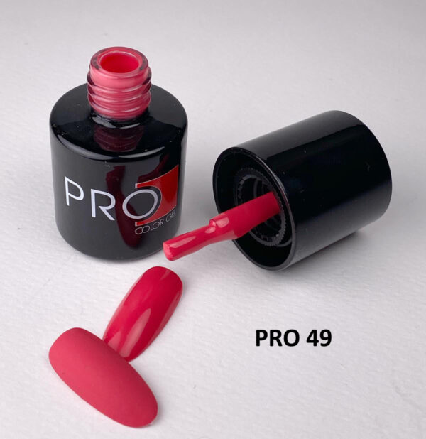 Pro Color Gel 49, 8 ml – Розовo червено