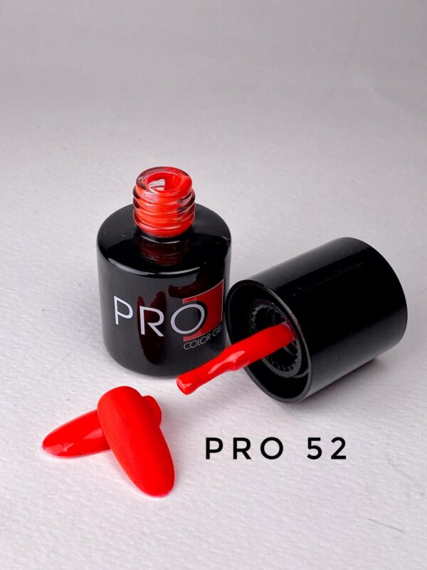 Pro Color Gel 52, 8 ml – Червен