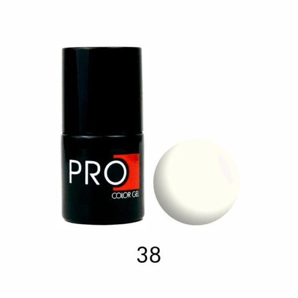 Pro Color Gel 38, 8 ml – Бял