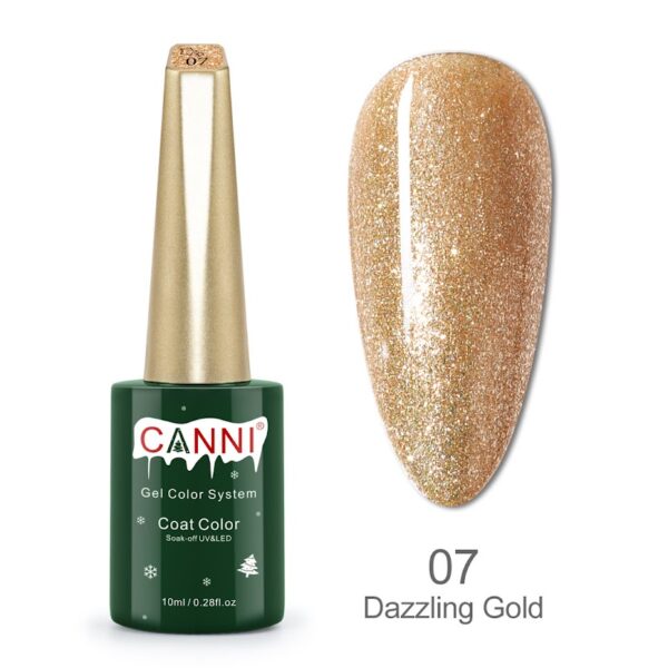 Гел лак Dazzling Gold 07