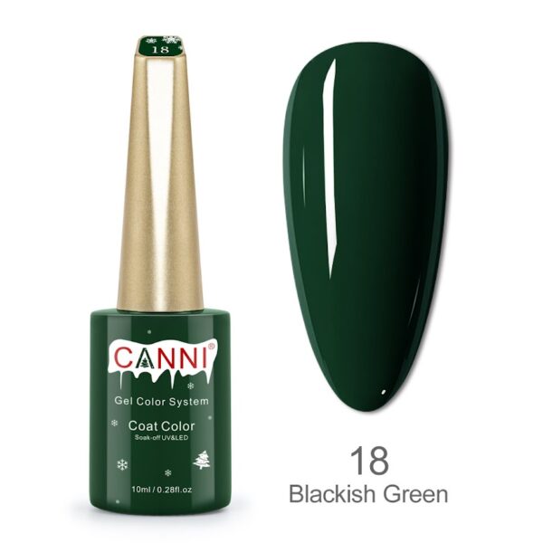 Гел лак Blackish Green 18
