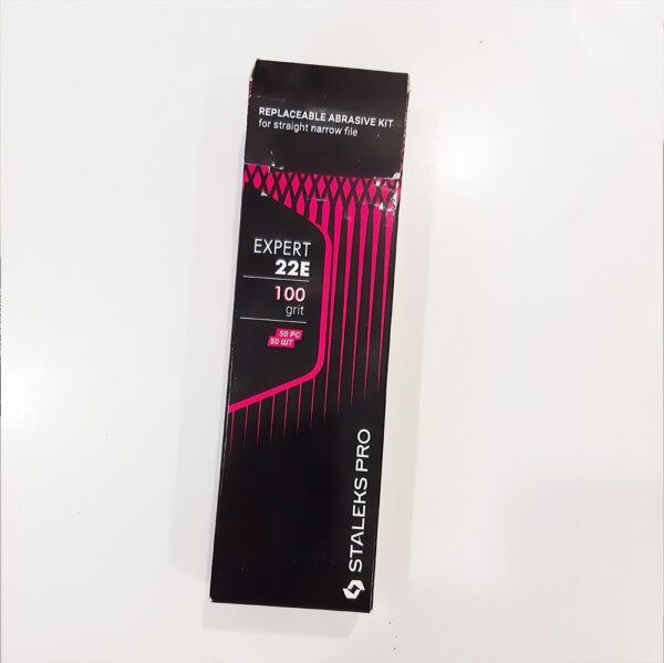STALEKS PRO 100 grit Expert 22E – За права тясна пила 50бр.