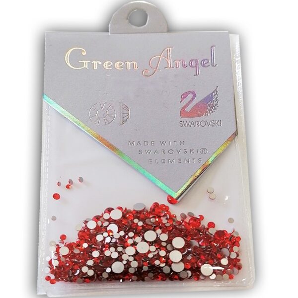 Камъни за декорация Green Ange, Swarovski Elements, Red