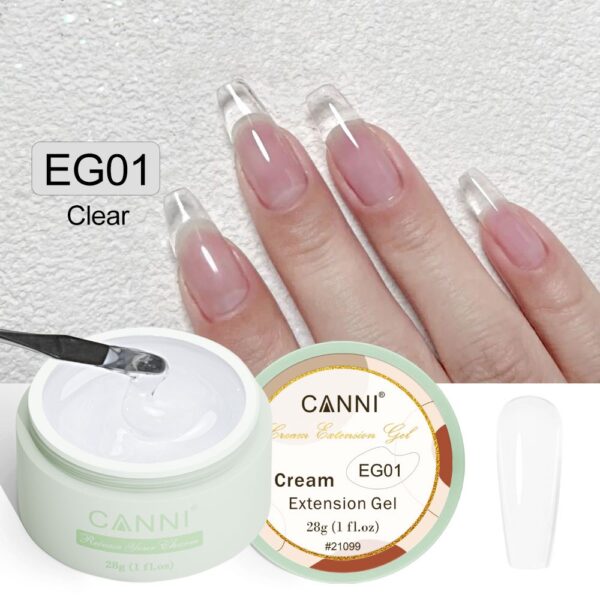 Cream Extension Gel 28g – EG01 Clear