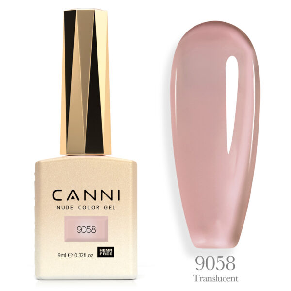 Гел лак Canni 9058 Hema Free, 9мл