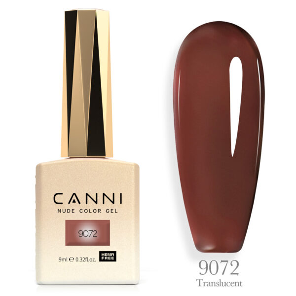 Гел лак Canni 9072 Hema Free, 9мл