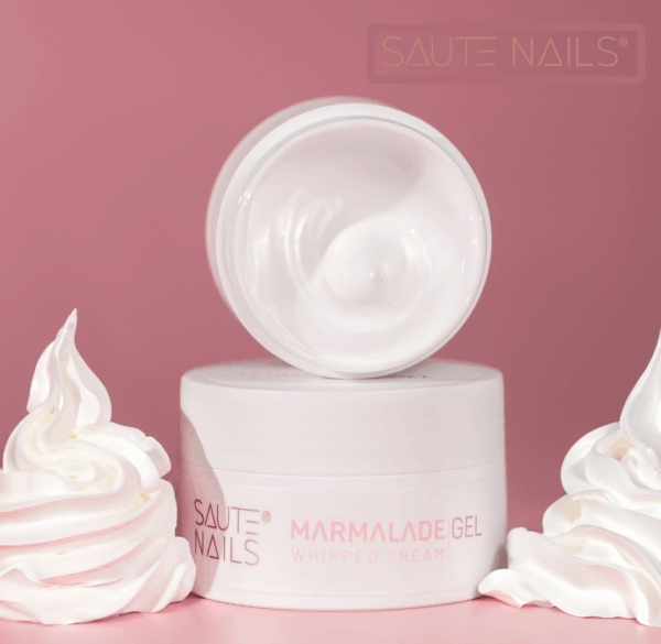 Marmalade Gel Whipped Cream, 30 g Saute Nails