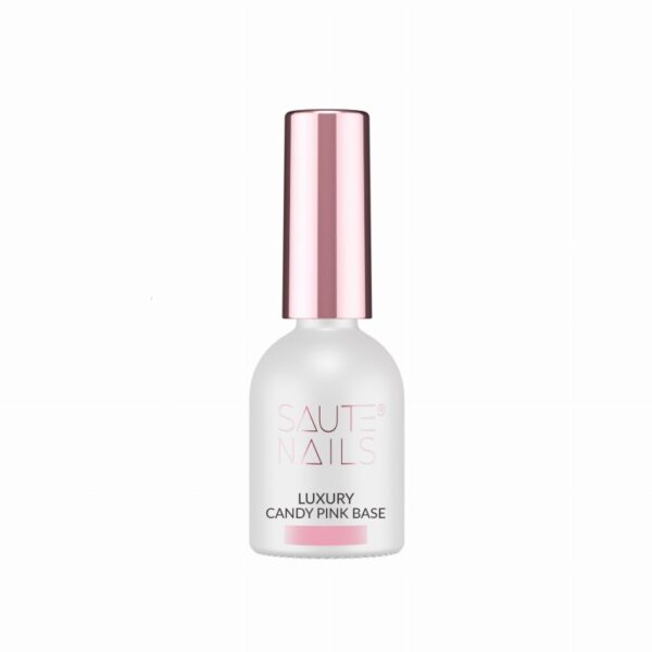 Luxury Base Candy Pink, 8 ml Saute Nails