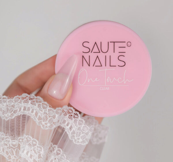 One Touch Clear, 30gr Saute Nails